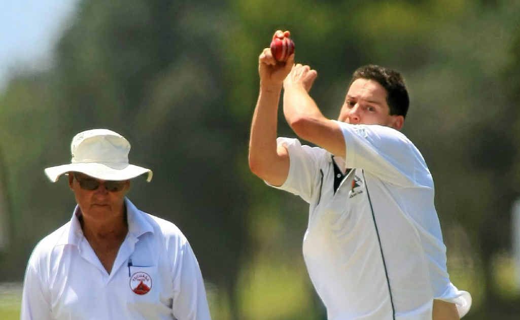 A file picture of Mick Anderson letting one rip for Cudgen in the Far North Coast LJ Hooker League. A file picture of Mick Anderson letting one rip for Cudgen in the Far North Coast LJ Hooker League.